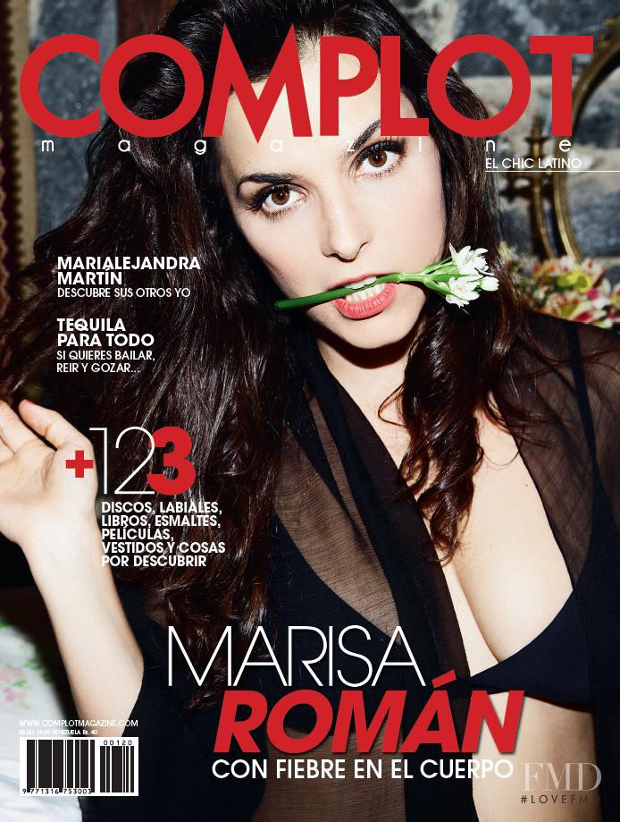 Marisa Román featured on the Complot Magazine cover from May 2013