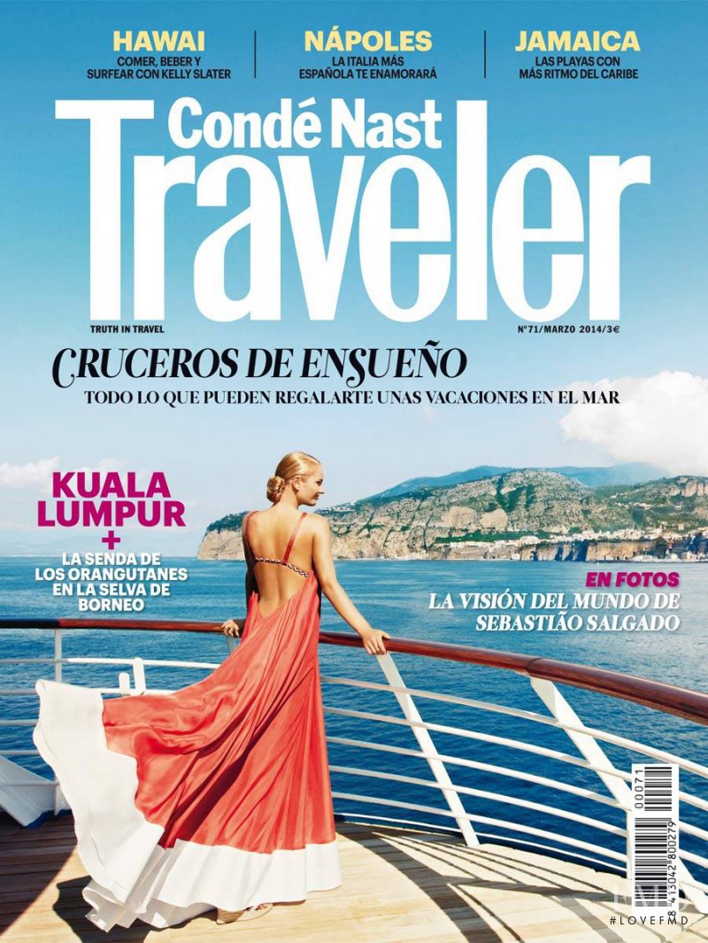  featured on the Condé Nast Traveler Spain cover from March 2014