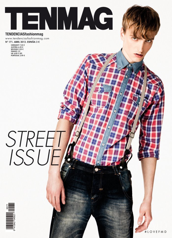 Javier Vazquez featured on the TenMag cover from April 2012