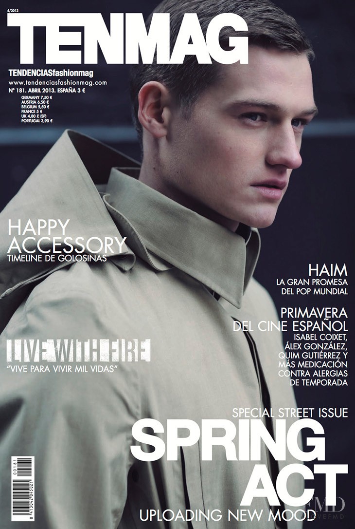 Sam Lawson featured on the TenMag cover from April 2013