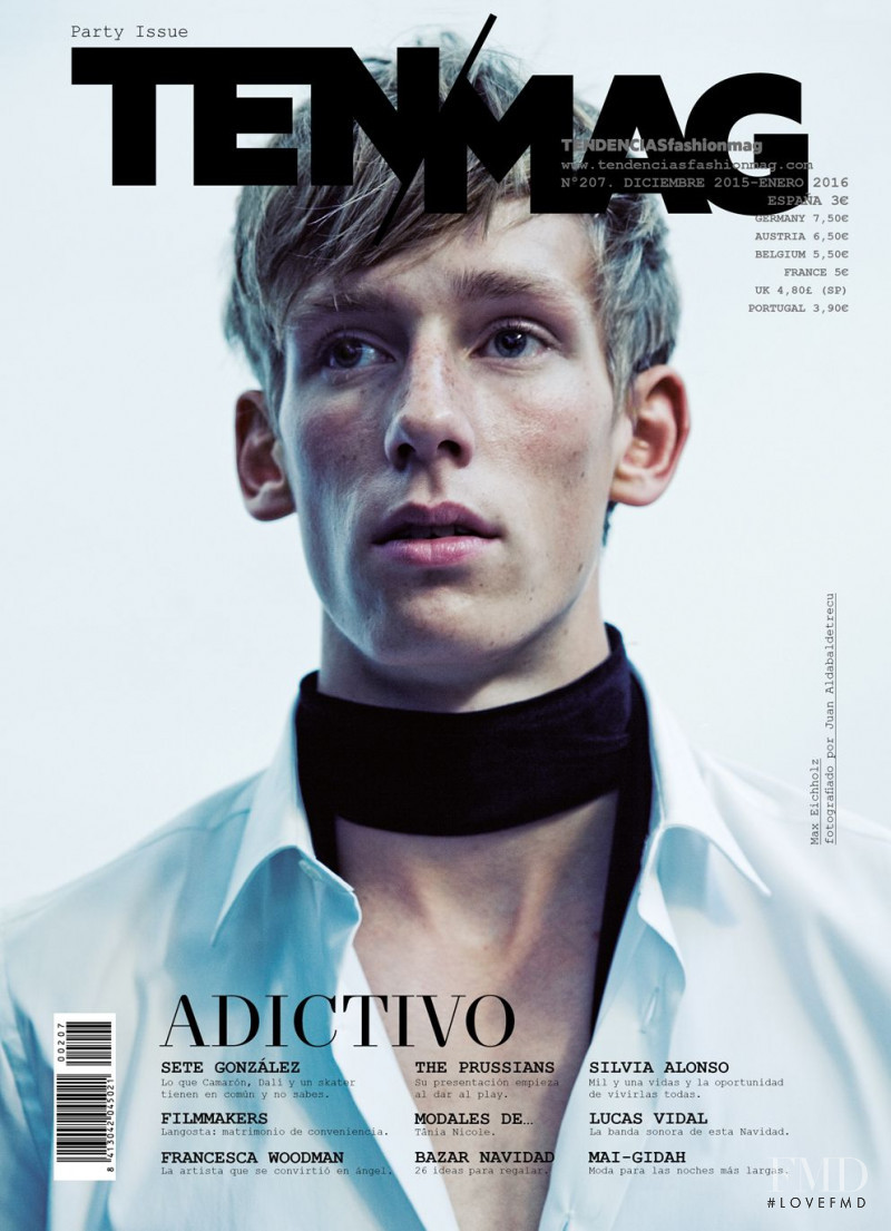 Max Eichholz featured on the TenMag cover from December 2015