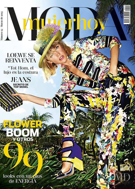 Elena Shilnikova featured on the Mujer Hoy Moda cover from March 2015