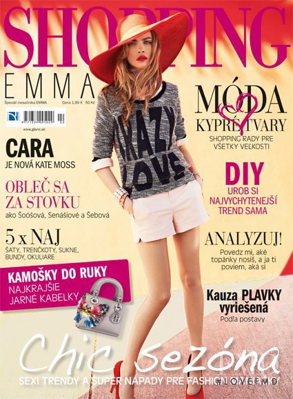 Cara Delevingne featured on the EMMA Shopping cover from March 2013