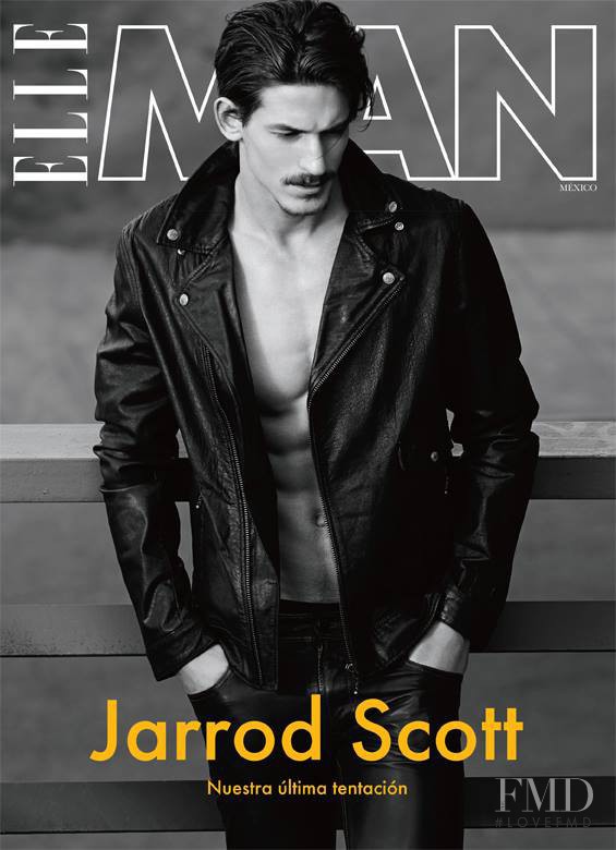 Jarrod Scott featured on the Elle Man Mexico cover from June 2014