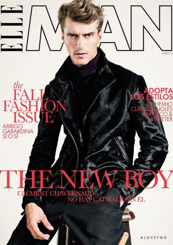 Clement Chabernaud featured on the Elle Man Mexico cover from November 2012