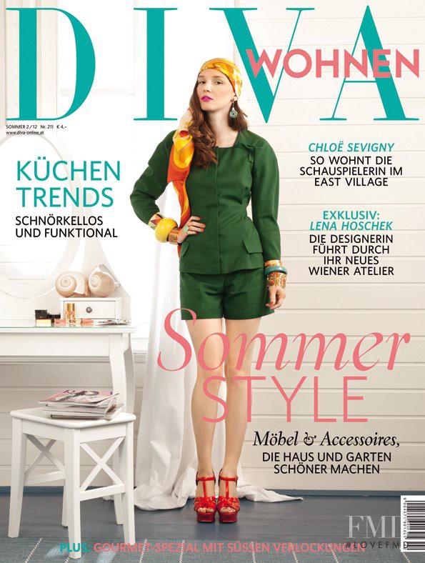  featured on the DIVA Wohnen cover from June 2012