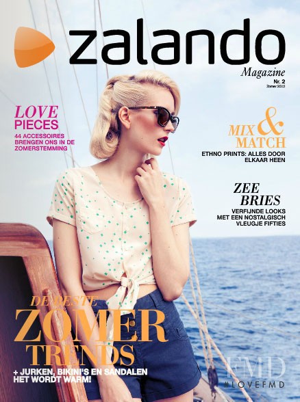  featured on the Zalando Magazine Netherlands cover from June 2013