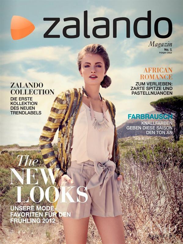 Barbora Pracharova featured on the Zalando Magazine Germany cover from March 2012