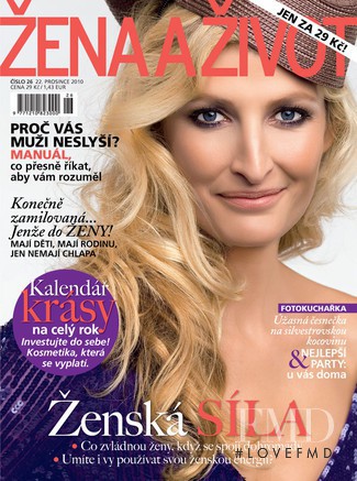 Tereza Maxová featured on the Zena a zivot cover from December 2010