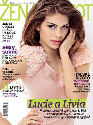  featured on the Zena a zivot cover from February 2010