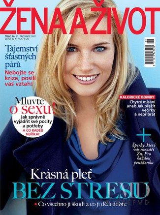  featured on the Zena a zivot cover from December 2011