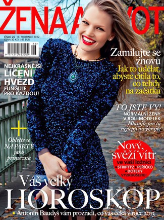  featured on the Zena a zivot cover from December 2012