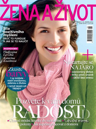  featured on the Zena a zivot cover from February 2012