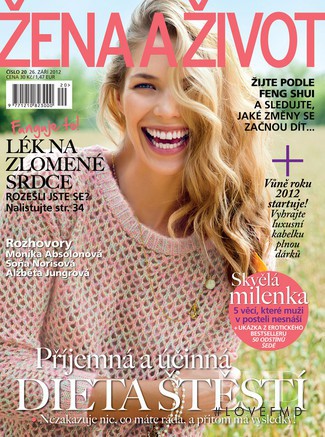  featured on the Zena a zivot cover from September 2012