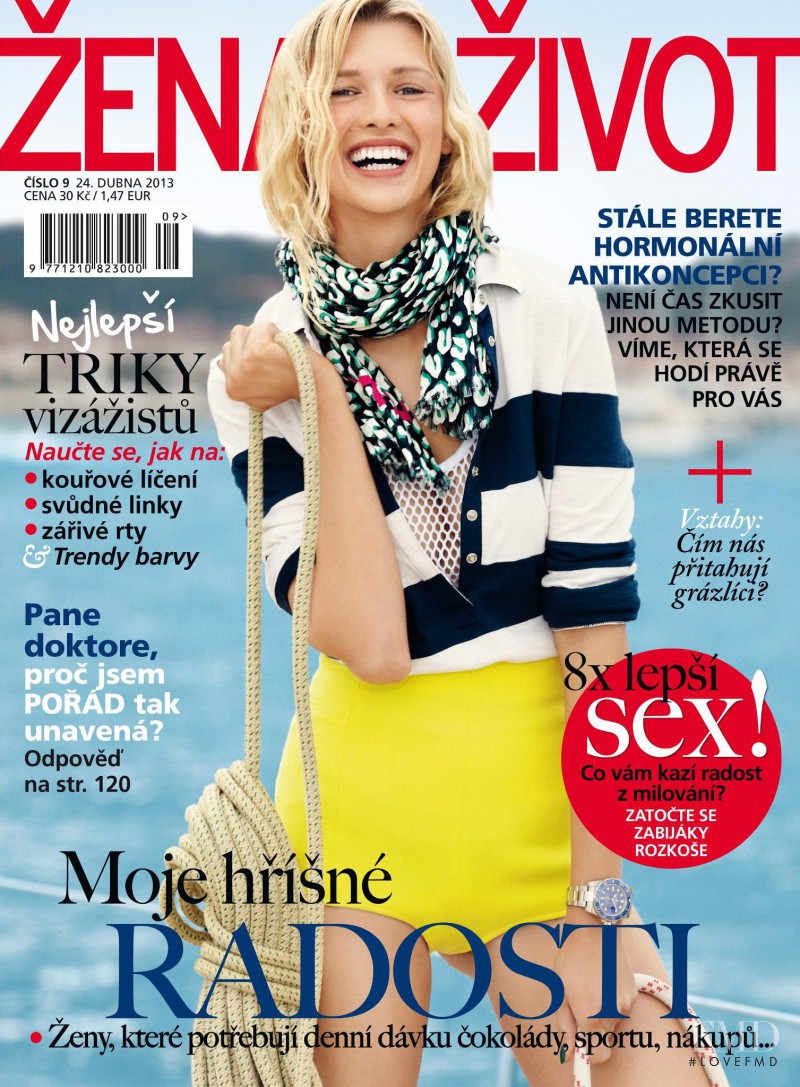  featured on the Zena a zivot cover from April 2013