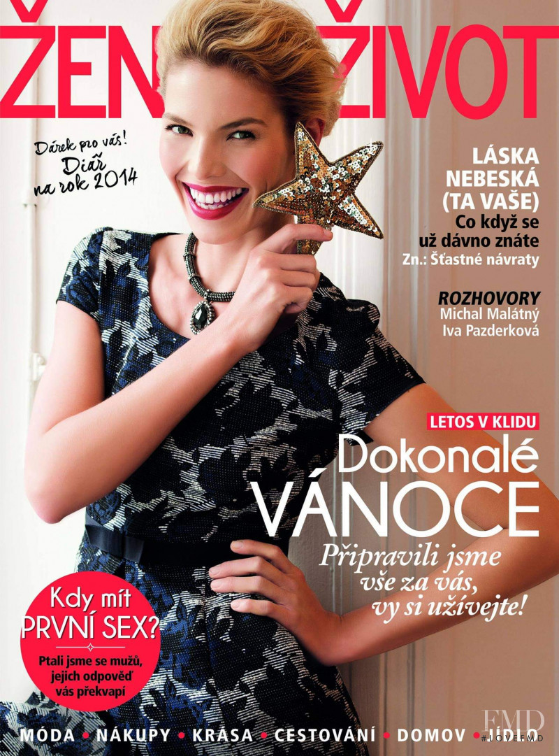  featured on the Zena a zivot cover from December 2013