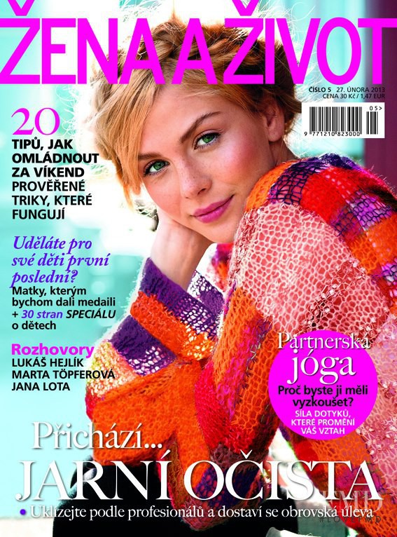  featured on the Zena a zivot cover from February 2013