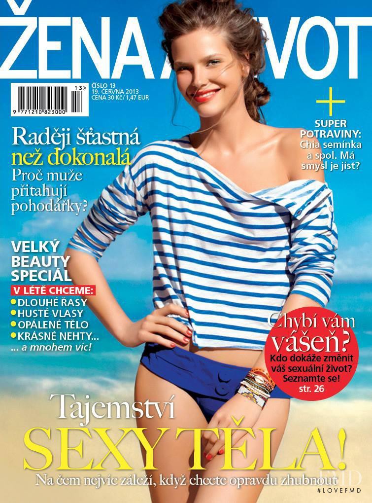 Leeny Ivanisvili featured on the Zena a zivot cover from June 2013