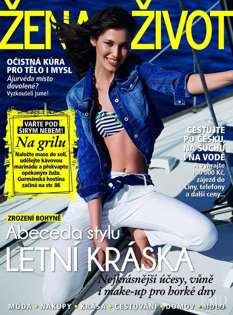  featured on the Zena a zivot cover from July 2015