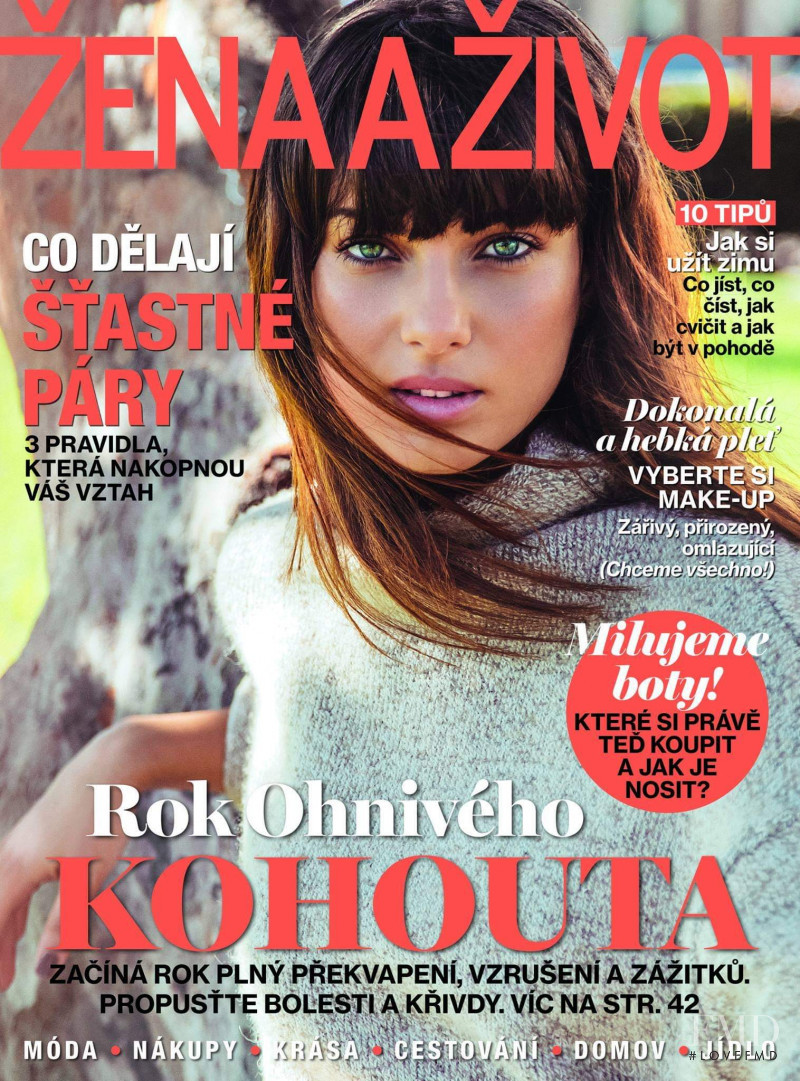  featured on the Zena a zivot cover from January 2017