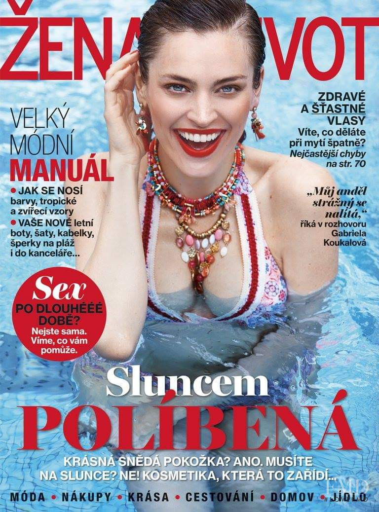  featured on the Zena a zivot cover from June 2017