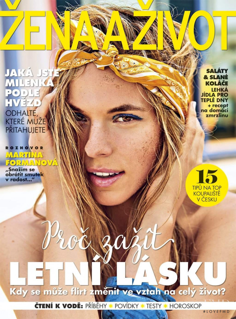  featured on the Zena a zivot cover from August 2019