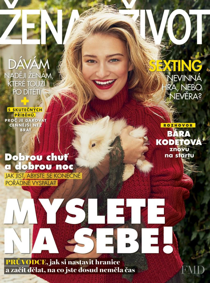 Katerina Kasanova featured on the Zena a zivot cover from November 2019