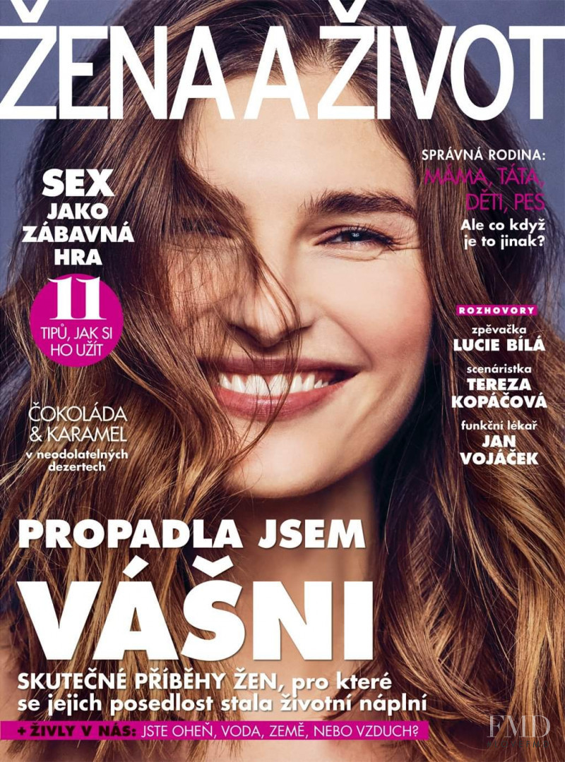  featured on the Zena a zivot cover from October 2019