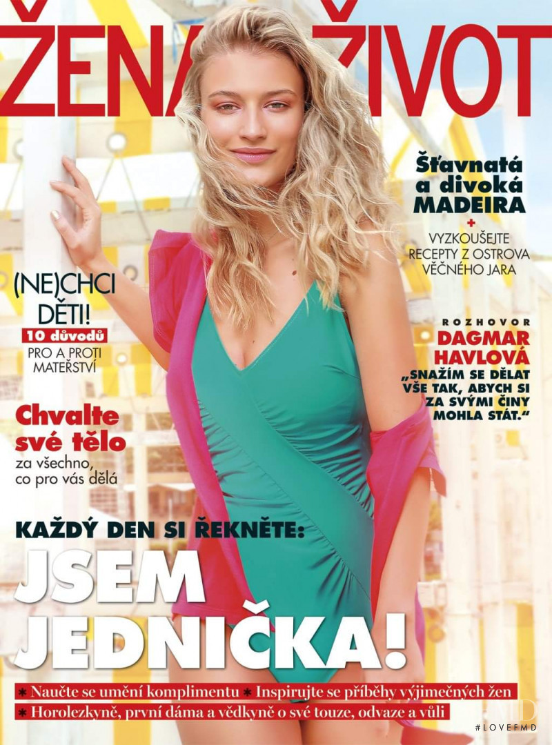 Katerina Kasanova featured on the Zena a zivot cover from June 2020