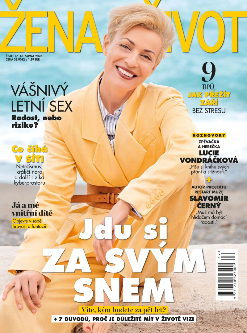  featured on the Zena a zivot cover from August 2023