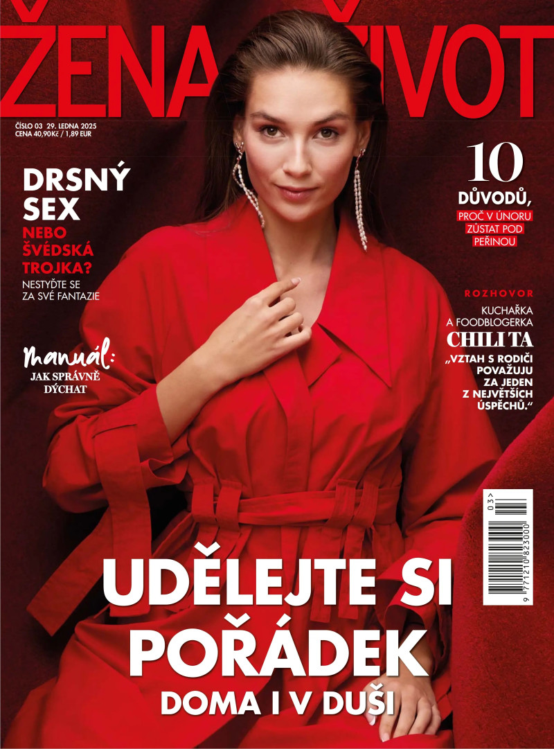  featured on the Zena a zivot cover from January 2025