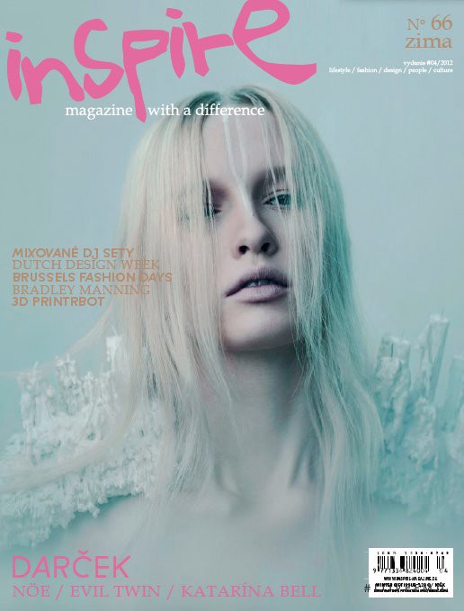 Karolina Cervenakova featured on the Inspire cover from December 2012