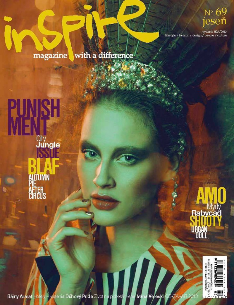 Michaela featured on the Inspire cover from September 2013