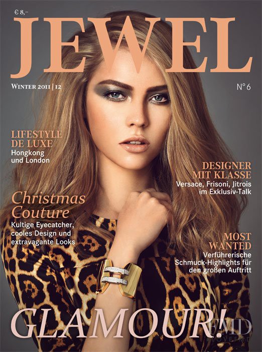 Karin Savcova featured on the Jewel Magazine cover from December 2011