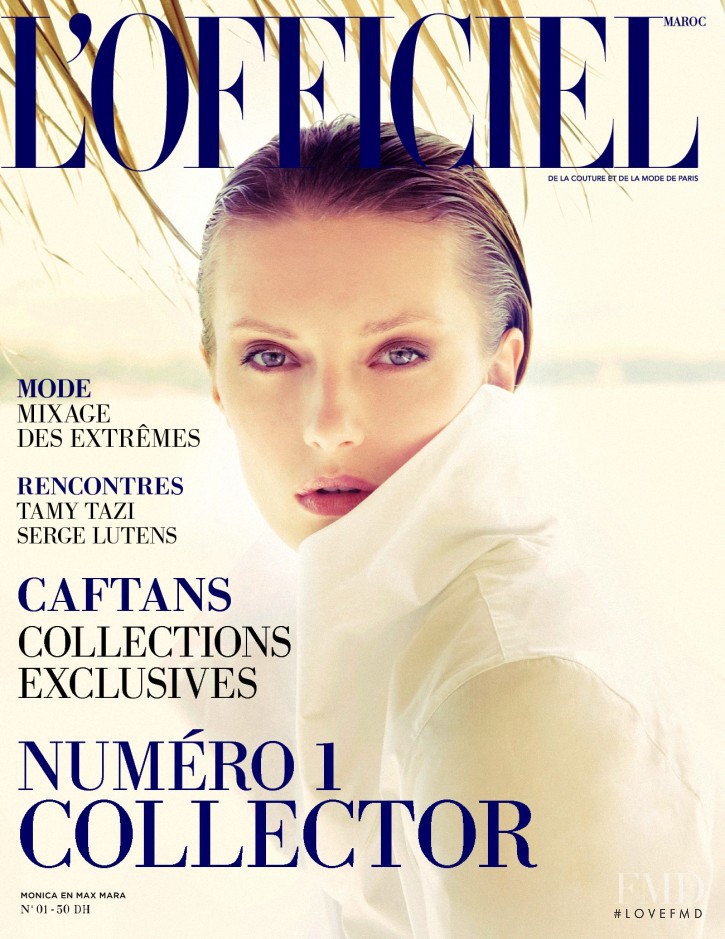 Monika Krol featured on the L\'Officiel Morocco cover from June 2009