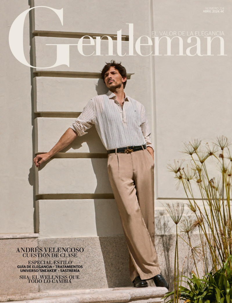 Andres Velencoso featured on the Gentleman Spain cover from April 2024