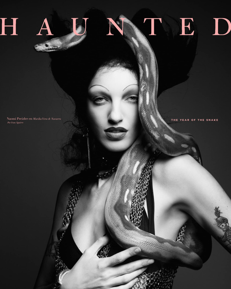 Naomi Preizler featured on the Haunted cover from January 2025