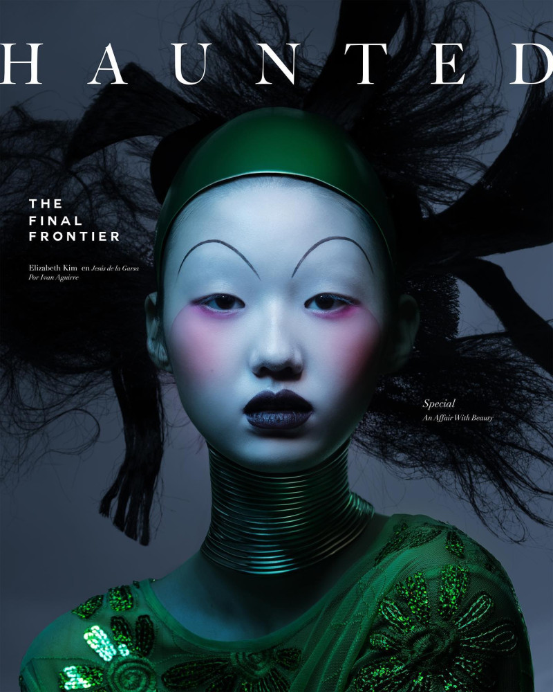 Elizabeth Kim featured on the Haunted cover from December 2023