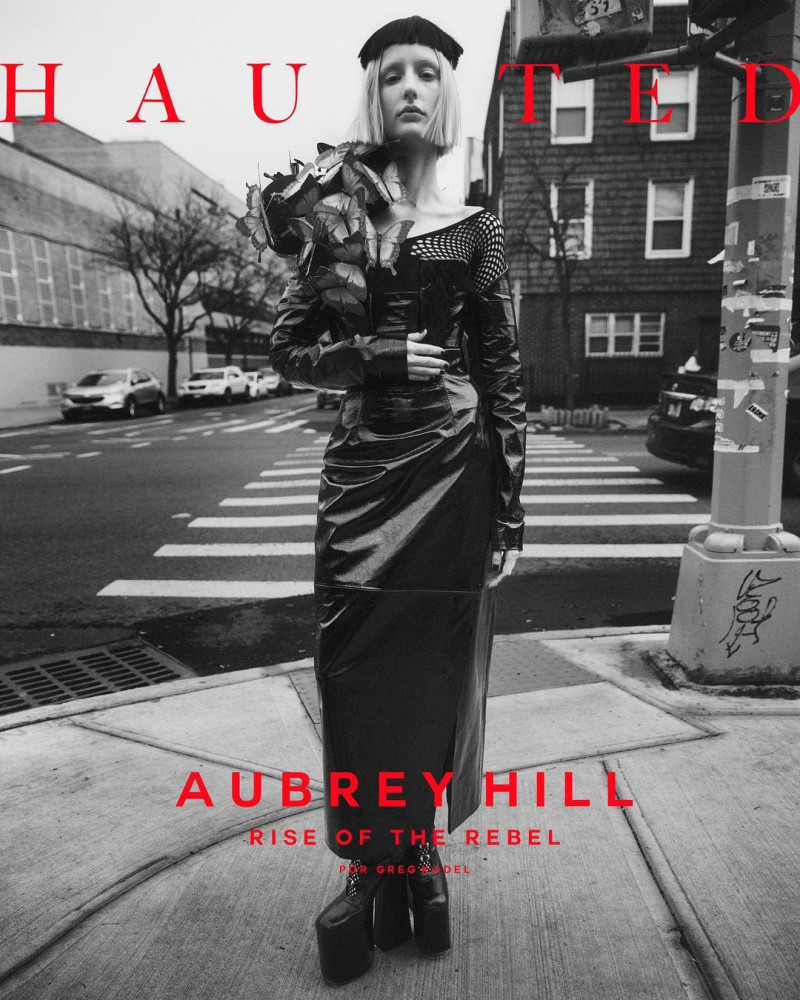 Aubrey Hill featured on the Haunted Mag cover from June 2023