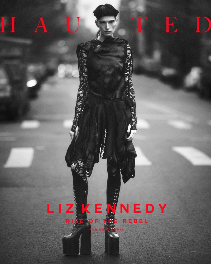 Liz Kennedy featured on the Haunted Mag cover from June 2023