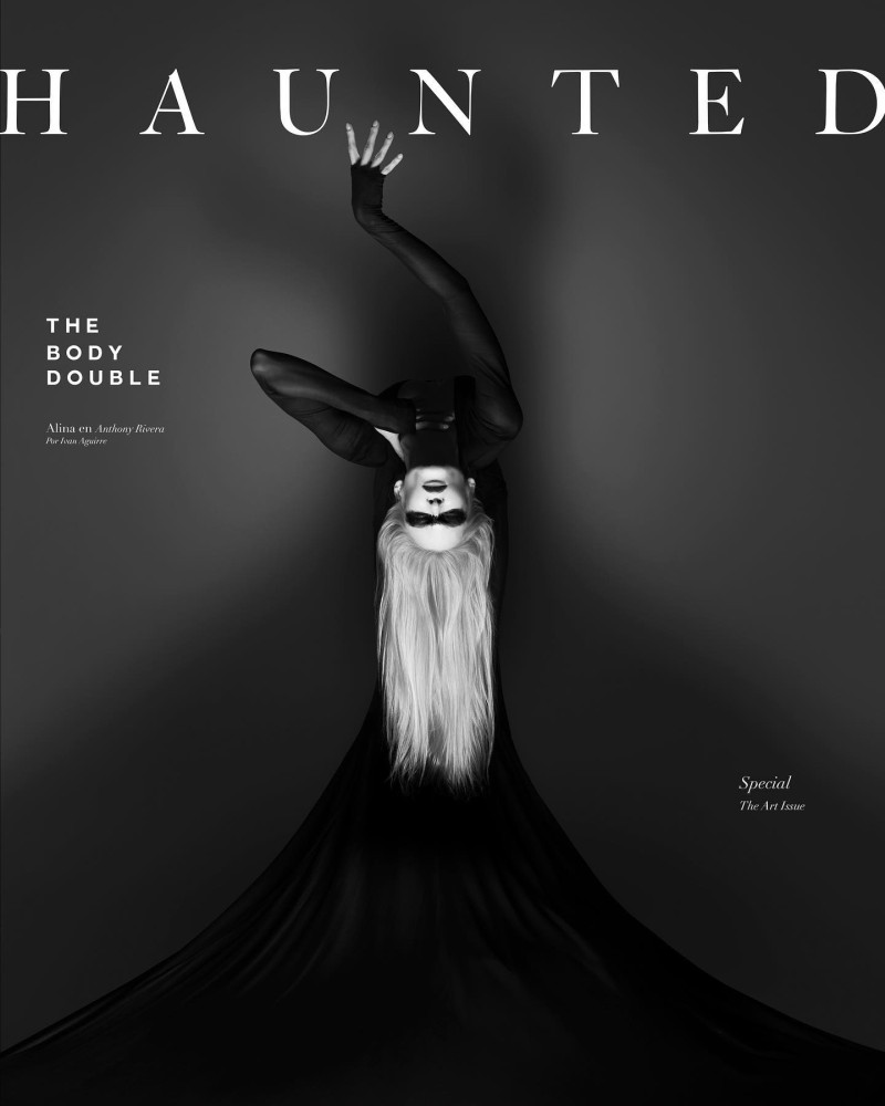 Alina Bukina featured on the Haunted Mag cover from February 2024