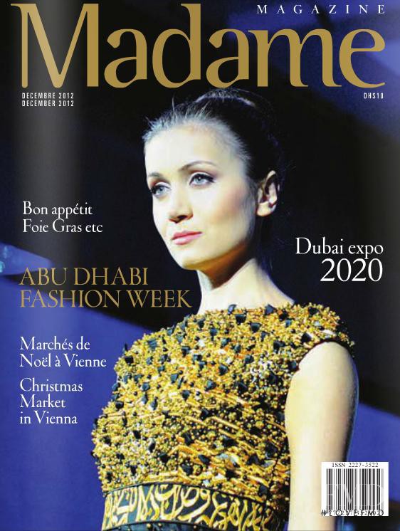  featured on the Madame Magazine cover from December 2012