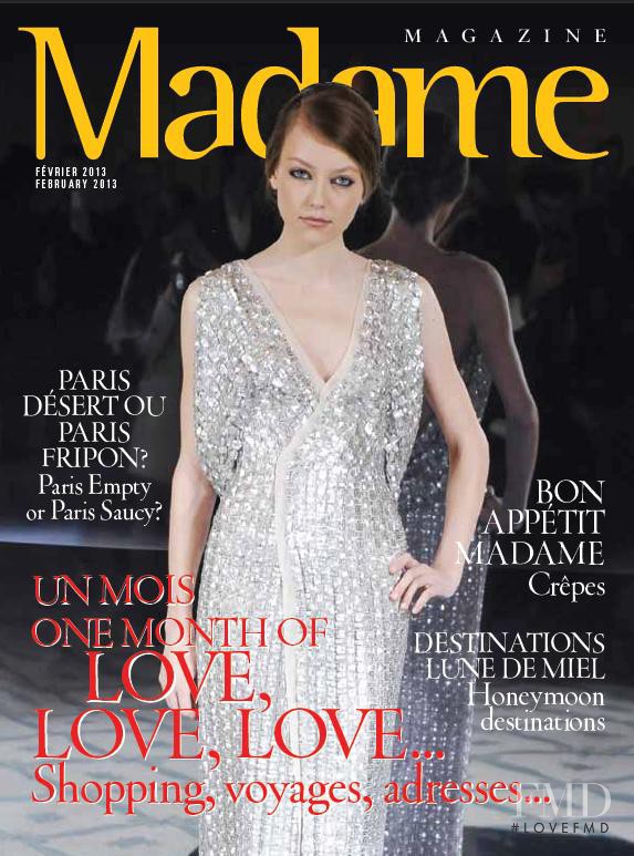 featured on the Madame Magazine cover from February 2013