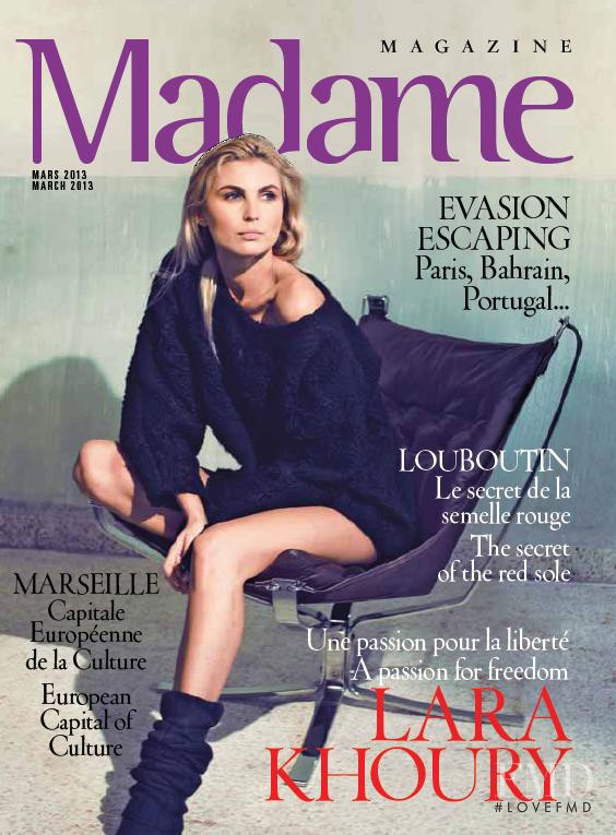  featured on the Madame Magazine cover from March 2013