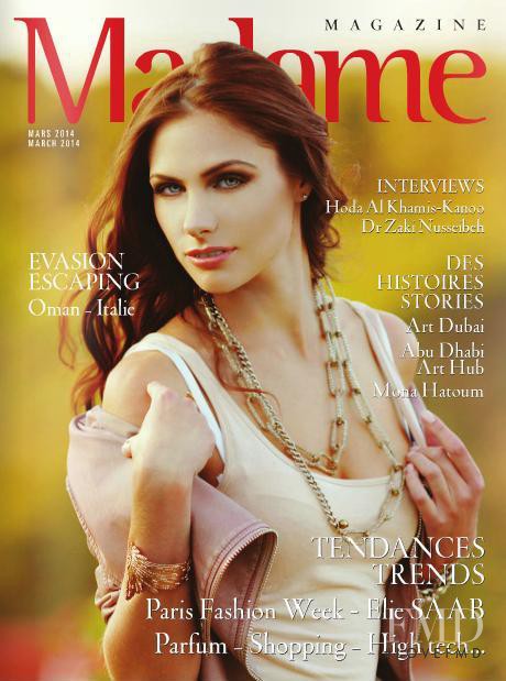  featured on the Madame Magazine cover from March 2014