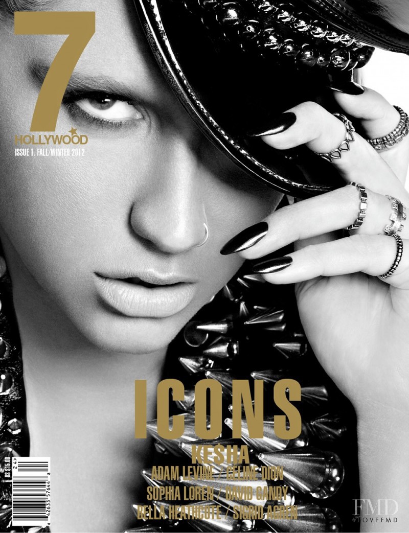 Ke$ha featured on the 7Hollywood cover from September 2012