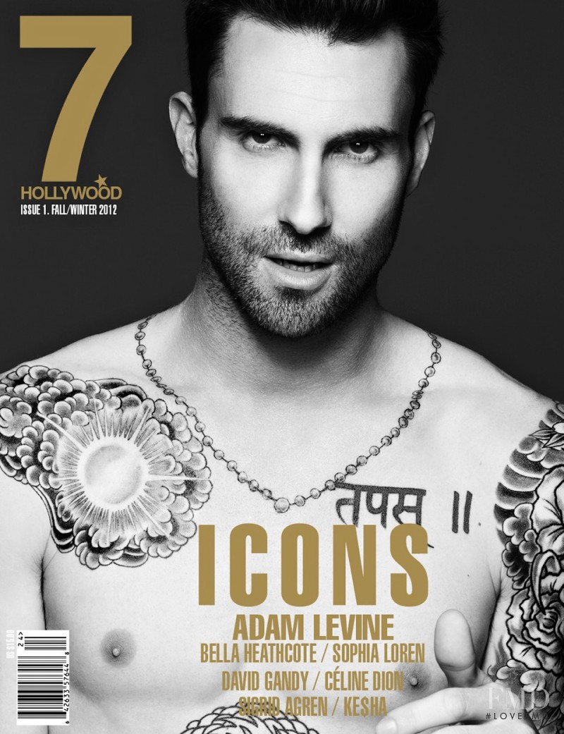 Adam Levine featured on the 7Hollywood cover from September 2012