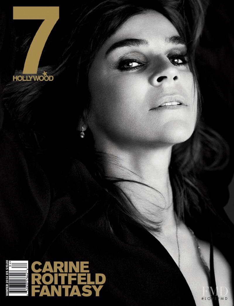 Carine Roitfeld featured on the 7Hollywood cover from December 2013