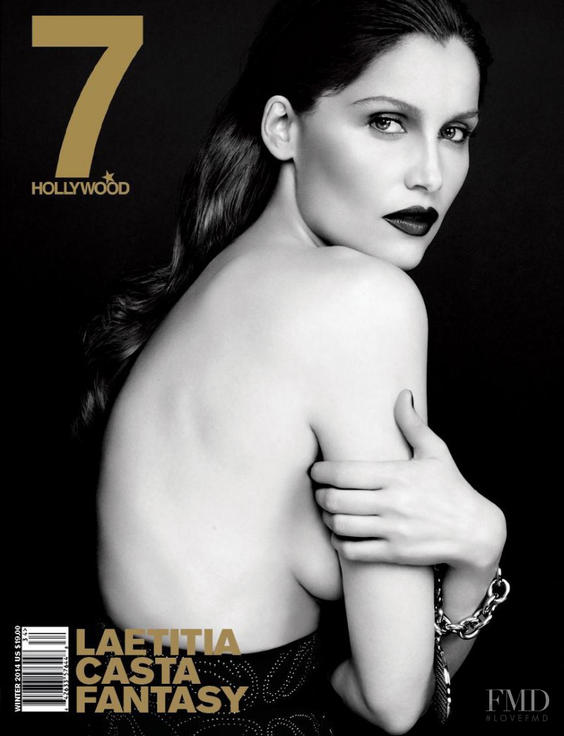 Laetitia Casta featured on the 7Hollywood cover from December 2013