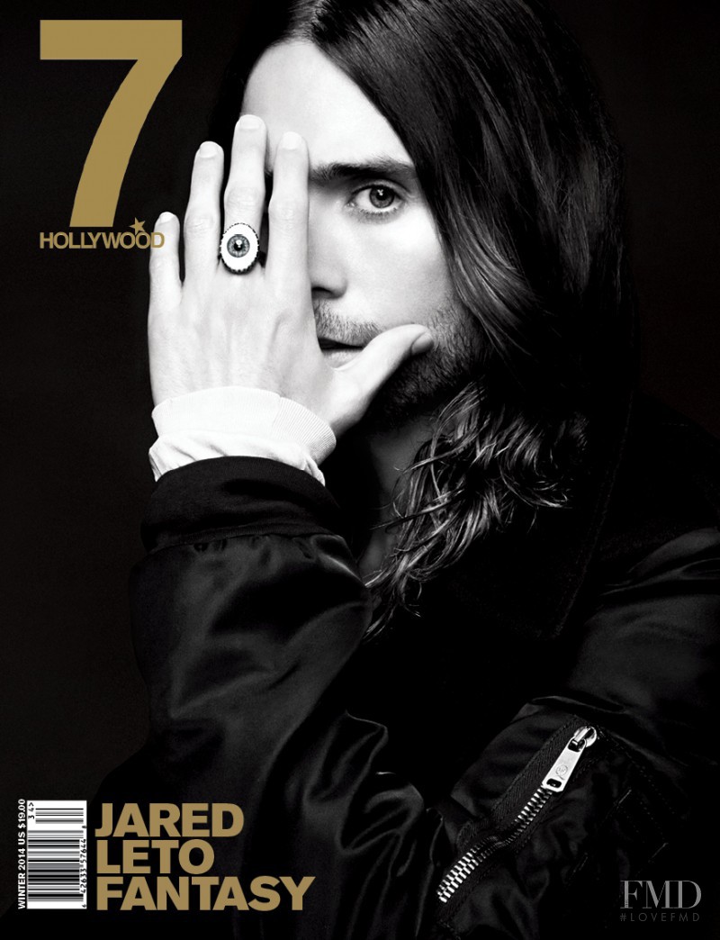 Jared Leto featured on the 7Hollywood cover from December 2013